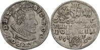 Polen Olkusz Dreigröscher Trojak Sigismund III., 1587-1632