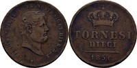 Italien - Neapel + Sizilien 10 Tornesi Ferdinand II., 1830-59