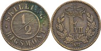 Dänemark 1/2 Rigsmont Skilling Frederik VII., 1848-63