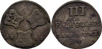Löwenstein Wertheim Rochefort 3 Kreuzer Dominik Constantin, 1789-1806.