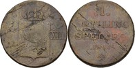 Norwegen 1 Skilling Carl XIII., 1809-18