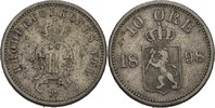 Norwegen 10 Öre Oscar II., 1872-1907