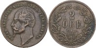 Schweden 2 Öre Oscar I., 1844-59