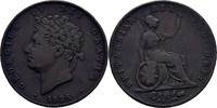 England 1/2 Penny George IV., 1820-30