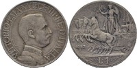 Italien 1 Lira Vittorio Emanuele III., 1900-46