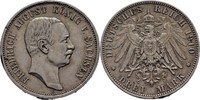 Sachsen 3 Mark Friedrich August III., 1904-1918