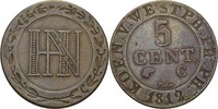 Königreich Westfalen 5 Cent Hieronymus Napoleon, 1807-1813
