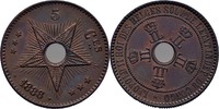Belg. Kongo 5 Centimes Leopold II., 1865-1909