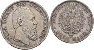 Württemberg Stuttgart 5 Mark Karl, 1864-1891