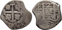 Bolivien Spanien Potosi 2 Reales Philipp V., 1700-1746.