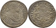 RDR Steiermark Graz 3 Kreuzer Leopold I., 1657-1705