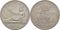 Spanien 5 Pesetas Prov. Regierung
