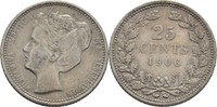 Niederlande 25 Cents Wilhelmina, 1890-1948