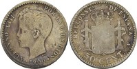 Spanien 50 Centimos Alfonso XIII., 1886-1931