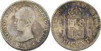 Spanien 50 Centimos Alfonso XIII., 1886-1931