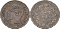 Frankreich 20 Centimes Napoleon III., 1852-70