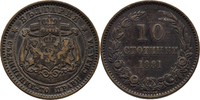 Bulgarien 10 Stotinki Alexander I., 1879-86