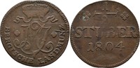 Berg 1/2 Stüber Maximilian IV. Joseph 1799-1806