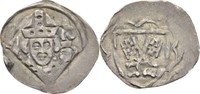 Bayern Regensburg, bischöfliche Münzstätte Pfennig Johann I. von Moosburg, 1384 - 1409.