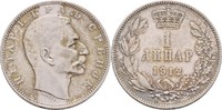 Serbien 1 Dinar Peter I., 1903-18