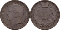 Serbien 10 Para Milan IV. Obrenowitsch, 1868-82