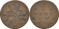 Bistum Würzburg 1/2 Pfennig Franz Ludwig von Erthal, 1779-1795