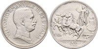 Italien 2 Lire Vittorio Emanuele III., 1900-46