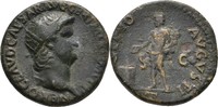 RÖMISCHE KAISERZEIT Orichalcum Nero, 54-68