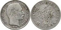 Dänisch Westindien 10 Cents Christian IX., 1863-1906