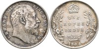 Britisch Indien 1 Rupie Edward VII., 1901-10