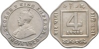 Britisch Indien 4 Annas George V., 1910-36