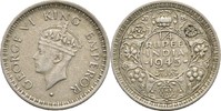 Britisch Indien 1/4 Rupie George VI., 1936-52