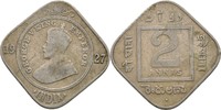 Britisch Indien 2 Annas George V., 1910-36