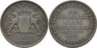 Baden Karlsruhe Kreuzer Friedrich I., 1852-1907