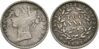 Britisch Indien 2 Annas Victoria, 1837-1901