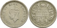 Britisch Indien 1/2 Rupie George VI., 1936-52