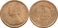 Britisch Indien 1/2 Pice Victoria, 1837-1901