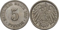 Kaiserreich 5 Pfennig Wilhelm II., 1888-1918