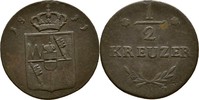 Großherzogtum Würzburg 1/2 Kreuzer Ferdinand von Österreich