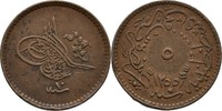 Ägypten 5 Para Abdul Mejid, 1839-61 -