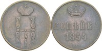 Russland 1 Kopeke Nikolaus I., 1825-55 -
