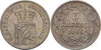 Bayern München 3 Kreuzer Ludwig II., 1864-1886 -