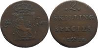 Norwegen Kongsberg 2 Skilling Carl XIV. Johann, 1818-1844 -