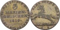 3 Mariengroschen 1819 Hannover Georg III., 1760-1820 ss