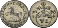 Braunschweig Wolfenbüttel VI Pfennige Karl I., 1735-1780 -
