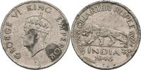 Britisch Indien 1/4 Rupee George VI., 1936-52 -