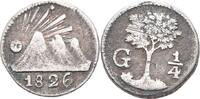 Guatemala (Central American Republic) 1/4 real -