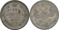 Russland 15 Kopeke Nikolaus II., 1894-1917. -