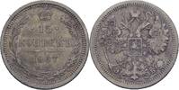 Russland 15 Kopeke Nikolaus II., 1894-1917. -