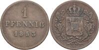 Bayern 1 Pfennig Maximilian II. 1848-64 -
